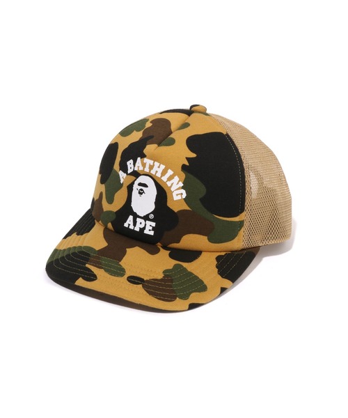 即日発送⭕️　A BATHING APE ベイプ迷彩　カモ　ベースボール　キャップ A BATHING APE キャップ 帽子 1ST CAMO COLLEGE MESH CAP メンズ