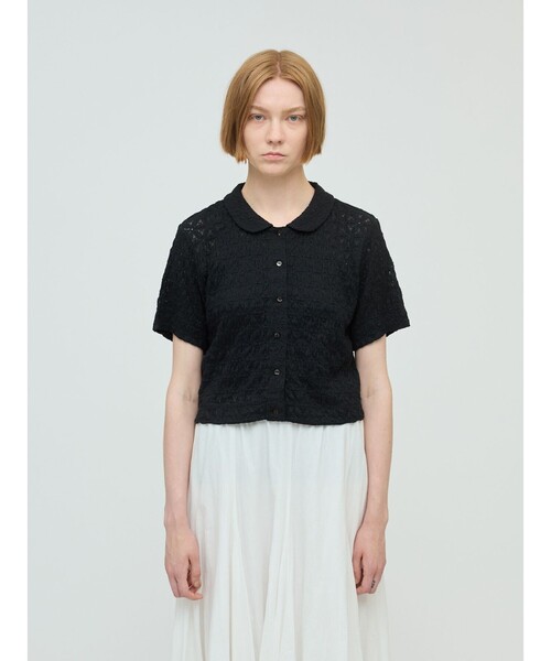 mizuiroind ブラウス シャツ mizuiro ind ストレッチレース