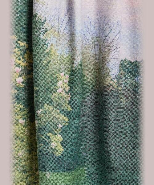 agnes b.（アニエスベー） スカート フォトプリント ロング フレア