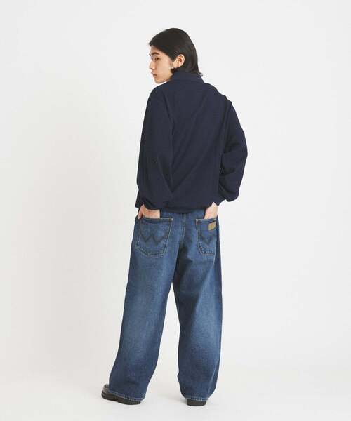 Wrangler（ラングラー） ワイドパンツ ジーンズ for FOLL デニム