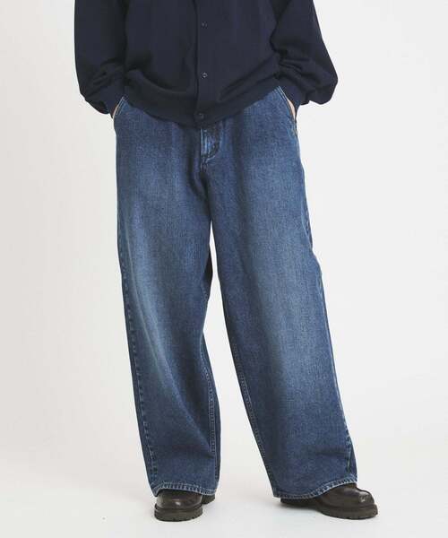 Wrangler（ラングラー） ワイドパンツ ジーンズ for FOLL デニム 
