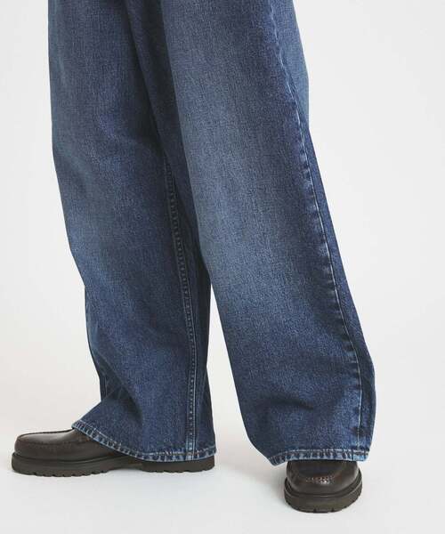 Wrangler（ラングラー） ワイドパンツ ジーンズ for FOLL デニム