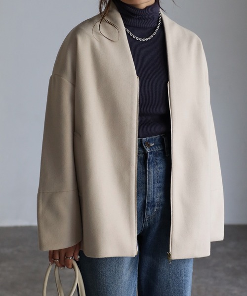 「sakishimatokyo」 ブルゾン FREE アイボリー レディース_画像5