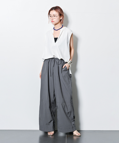【新品・未使用】　CITYSHOP KEY NECK Tシャツ　黒 CITYSHOP tシャツ 「追加2」KEY NECK N-SL Tシャツ レディース