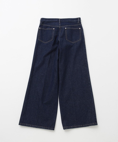 「JUNRED」 加工デニムパンツ L ブラック メンズ