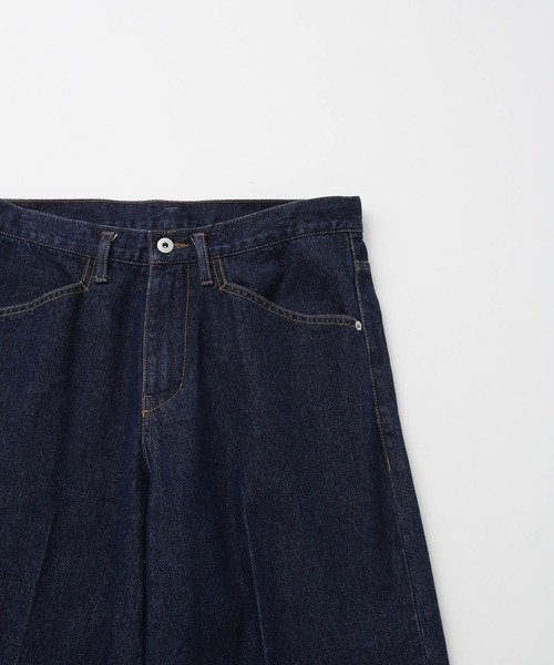 「JUNRED」 加工デニムパンツ L ブラック メンズ