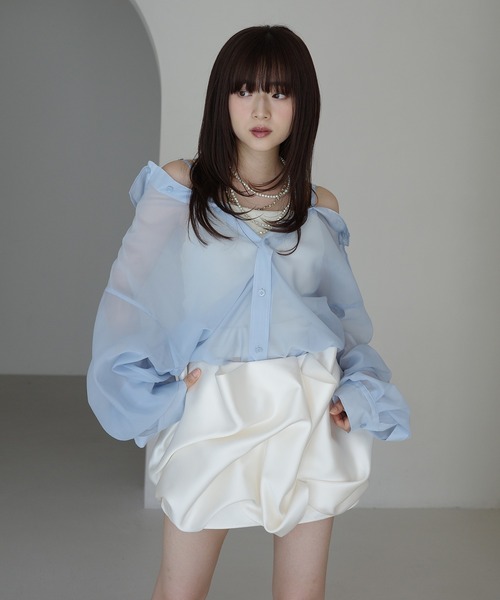 ayaページ エイミーシャツ オーバーサイズシャツ