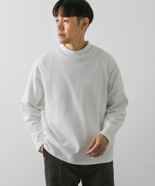 「URBAN RESEARCH DOORS」 長袖Tシャツ LARGE ホワイト メンズ