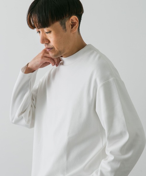「URBAN RESEARCH DOORS」 長袖Tシャツ LARGE ホワイト メンズ