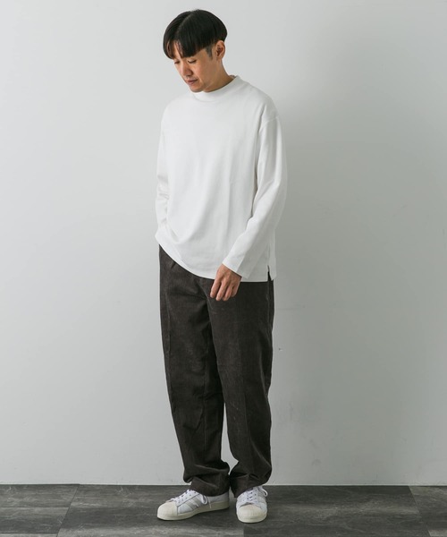 「URBAN RESEARCH DOORS」 長袖Tシャツ LARGE ホワイト メンズ