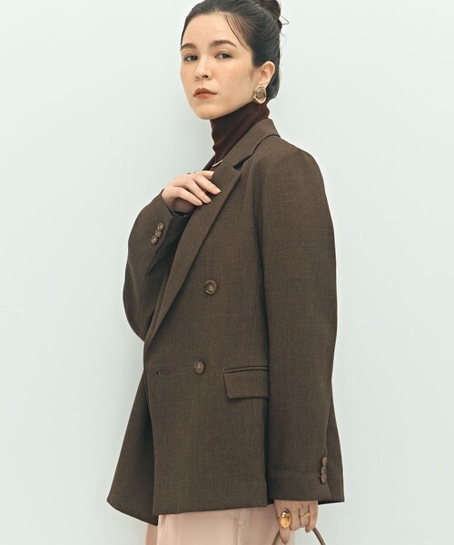 NOLLEY'S フード付きジャケット サイズ38 ミディアムグレー新品 NOLLEY'S｜ウォッシャブル綿麻スラブダブルジャケット | Rakuten