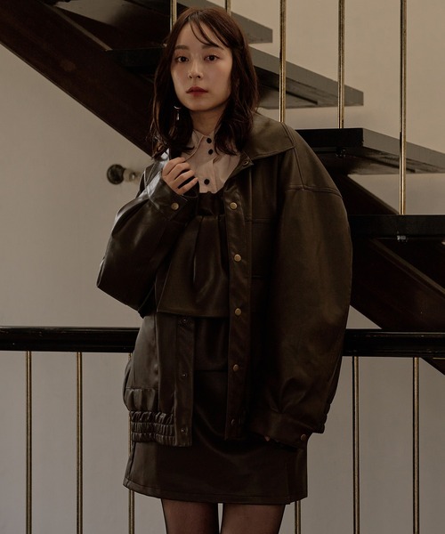 mideal（マイディール） ブルゾン アウター over design blouson