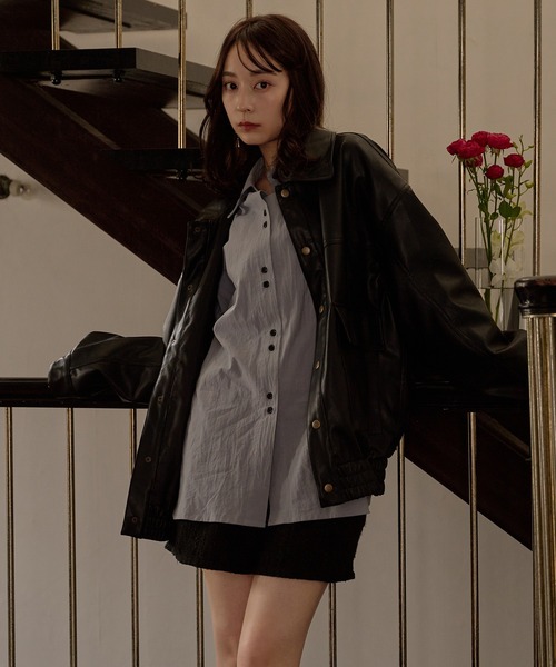 mideal（マイディール） ブルゾン アウター over design blouson