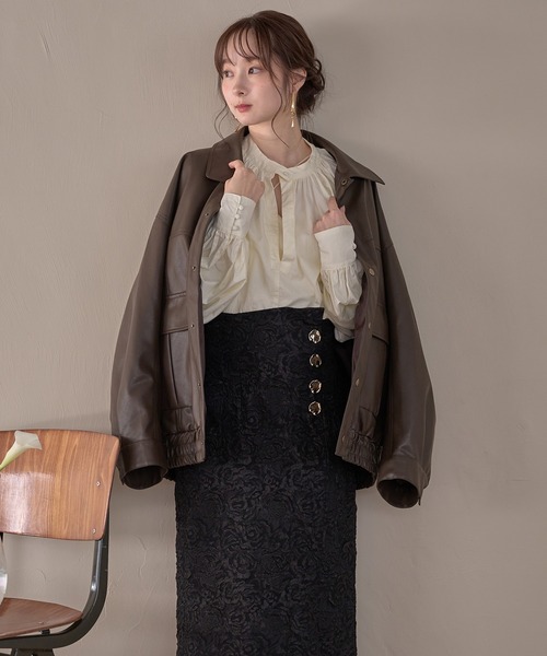 mideal（マイディール） ブルゾン アウター over design blouson