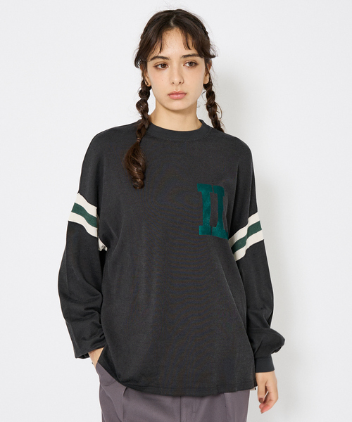 ハグオーワー×レミレリーフ　フットボールTシャツ REMI RELIEF tシャツ 「REMI / レミ レリーフ」ビンテージロゴ