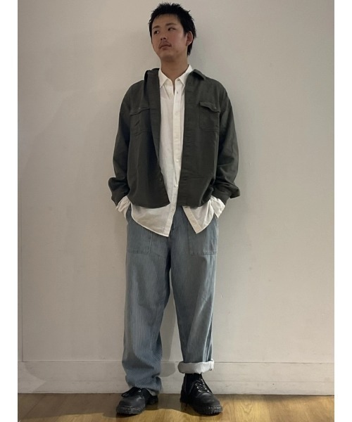 GAP（ギャップ） シャツ ウルトラソフトデニム リラックスシャツ