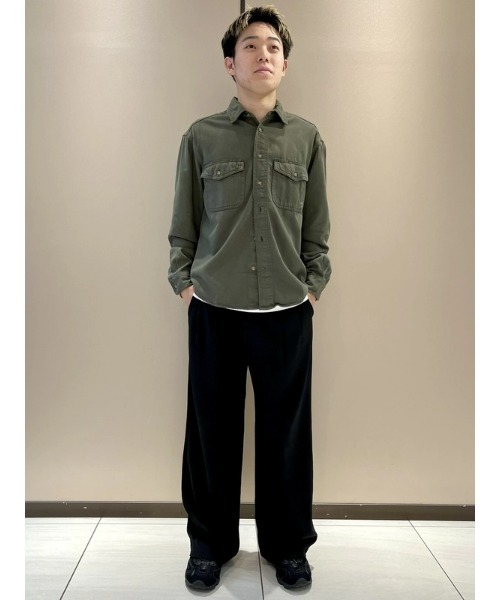 GAP（ギャップ） シャツ ウルトラソフトデニム リラックスシャツ