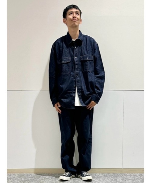 GAP（ギャップ） シャツ ウルトラソフトデニム リラックスシャツ