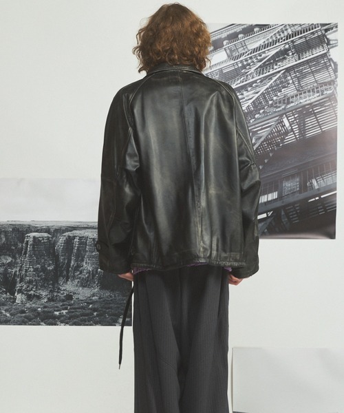 MAISON SPECIAL（メゾンスペシャル） 革ジャン ライダース 「UNISEX