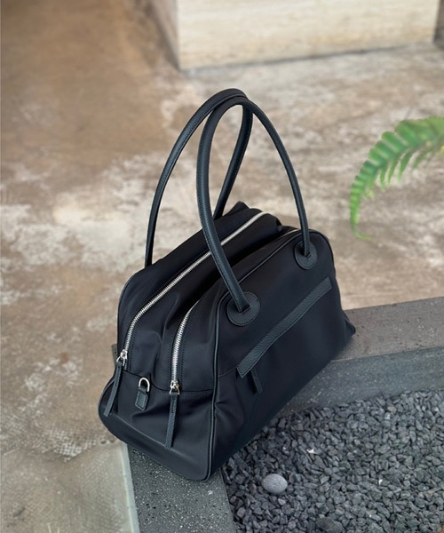 Ressaca（レサーカ） ボストンバッグ パイピングダブルジップボストン