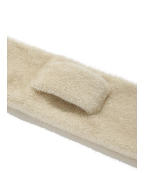 FRAY I.D ストール マフラー ファーティペット レディース : ZOZOTOWN  