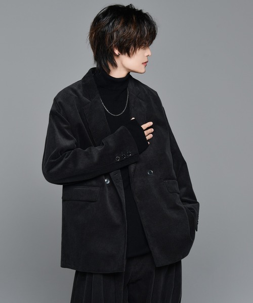 ADRER（アドラー） コーデュロイジャケット LARGE ブラック メンズ