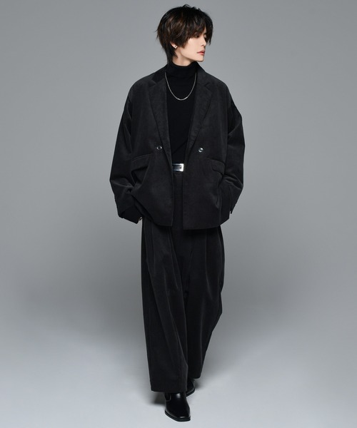 ADRER 「ADRER」 コーデュロイジャケット LARGE ブラック メンズ