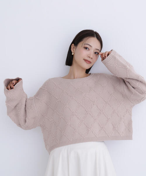 NATURAL BEAUTY BASIC（ナチュラルビューティーベーシック） ニット