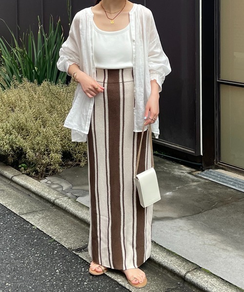 「COLLAGE GALLARDAGALANTE」 長袖ブラウス FREE ブラック レディース_画像9