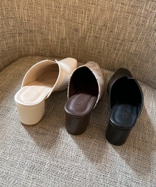 「Piedi Nudi」 ミュール L ブラック レディース_画像5