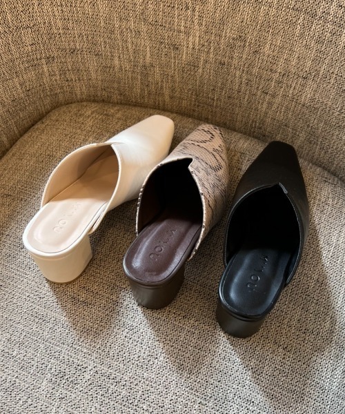 「Piedi Nudi」 ミュール L ブラック レディース_画像6