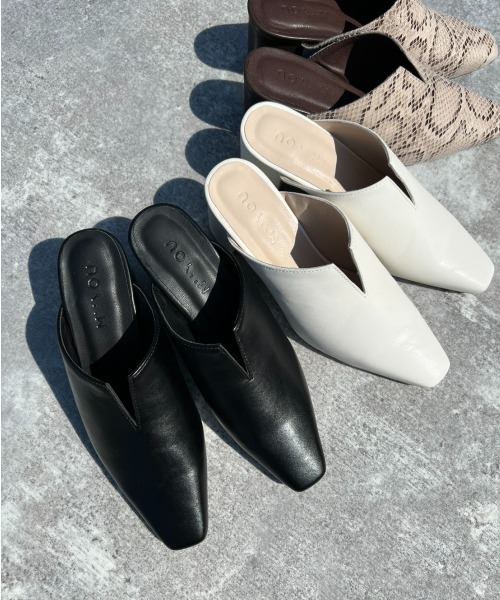 「Piedi Nudi」 ミュール L ブラック レディース_画像9