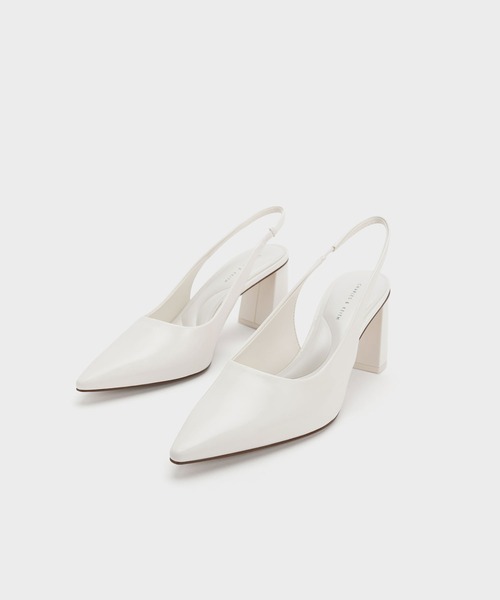 「CHARLES & KEITH」 ヒールサンダル 25cm ブラック レディース_画像5