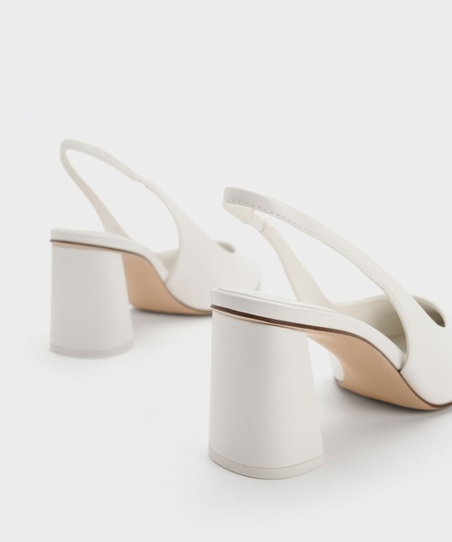 「CHARLES & KEITH」 ヒールサンダル 25cm ブラック レディース_画像6