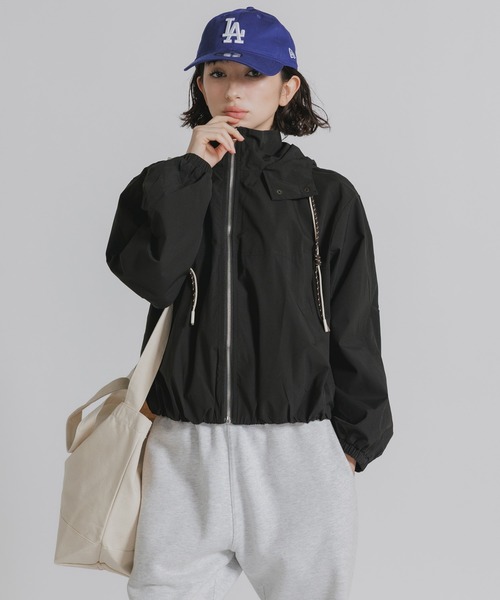 AO2 マウンテンパーカー ウインドブレーカー Drawstring Hooded
