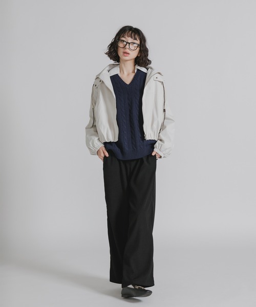AO2 マウンテンパーカー ウインドブレーカー Drawstring Hooded