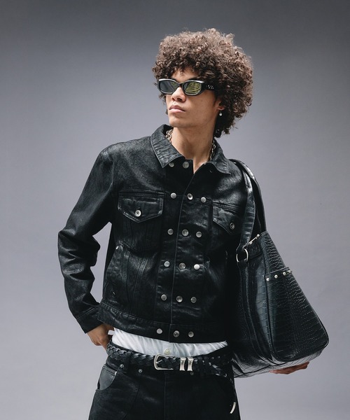 ANDER HUNK ボストンバッグ Studs Design Boston Bag / スタッズ