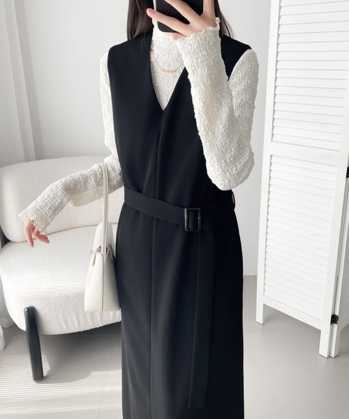 ABITOKYO（アビトーキョー） ジャンパースカート ウエストマークバック