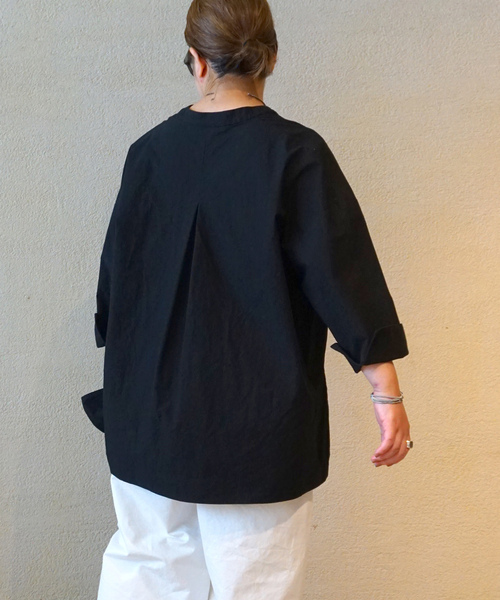 「JOURNAL STANDARD LUXE」 7分袖ブラウス FREE ブラック レディース