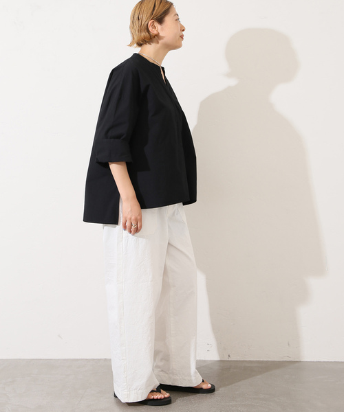 「JOURNAL STANDARD LUXE」 7分袖ブラウス FREE ブラック レディース