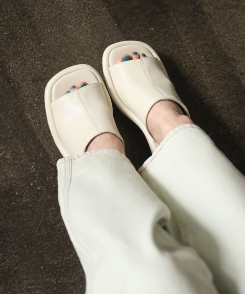 「Piedi Nudi」 ミュール S ブラック レディース_画像6