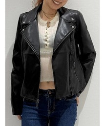 GAP（ギャップ） レザージャケット ライダース ヴィーガンレザー