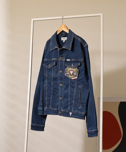 デニムジャケット gジャン GUESS JEANS GJ MENS SLIM TRUCKER JACKET 