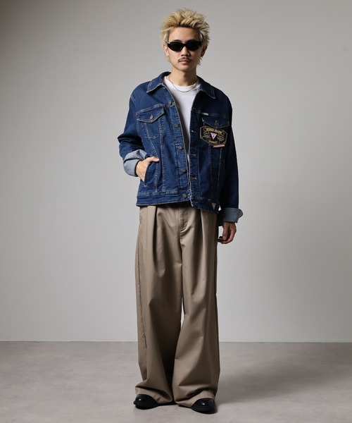 デニムジャケット gジャン GUESS JEANS GJ MENS SLIM TRUCKER JACKET 