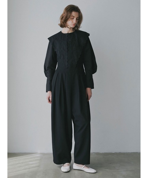 HER. サロペット オーバーオール T／Wポプリンオールインワン