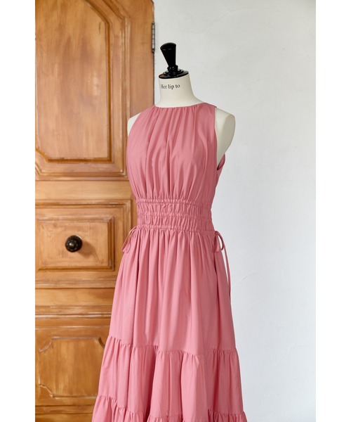 Her lip to ノースリーブワンピース M ピンク レディース : ZOZOTOWN