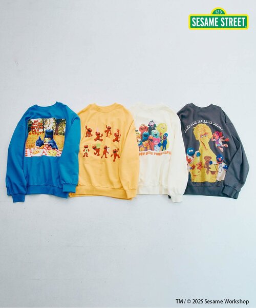 SESAME STREET（セサミストリート） トレーナー スウェット コラボ