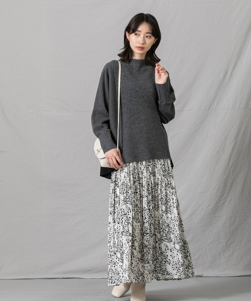 「Gready Brilliant」 長袖ニット FREE グレイッシュベージュ レディース_画像6