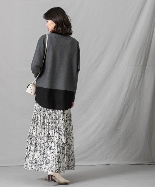 「Gready Brilliant」 長袖ニット FREE グレイッシュベージュ レディース_画像7