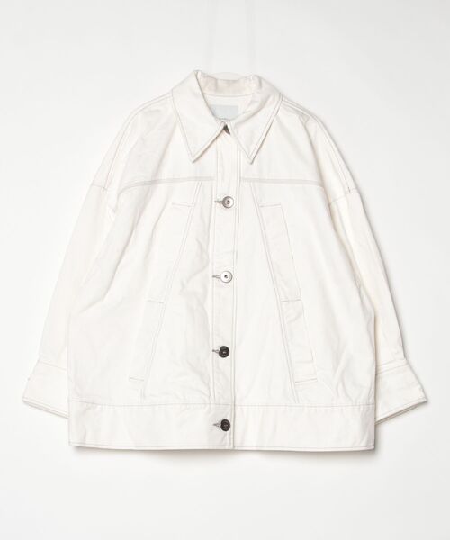 UN3D.（アンスリード） デニムジャケット 36 ホワイト レディース